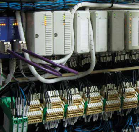 Seastema onboard PLC and relay cabinet