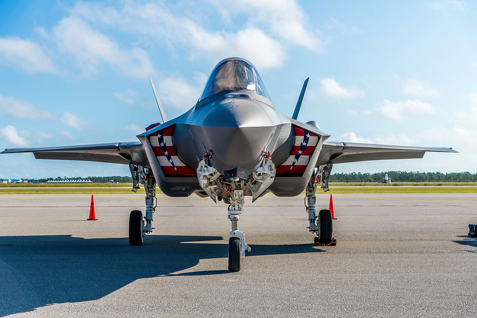 PXI enables the I/O data acquisition of an F35 fighter jet.