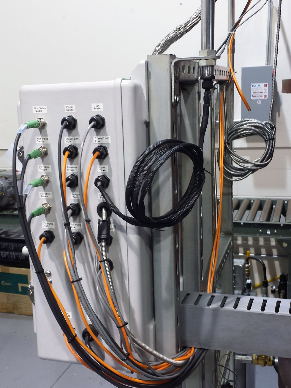 Automated measurement system for 80+ sensor inputs and outputs.