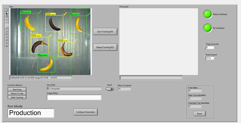 Neural Vision interface.