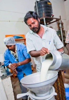A farmer in India