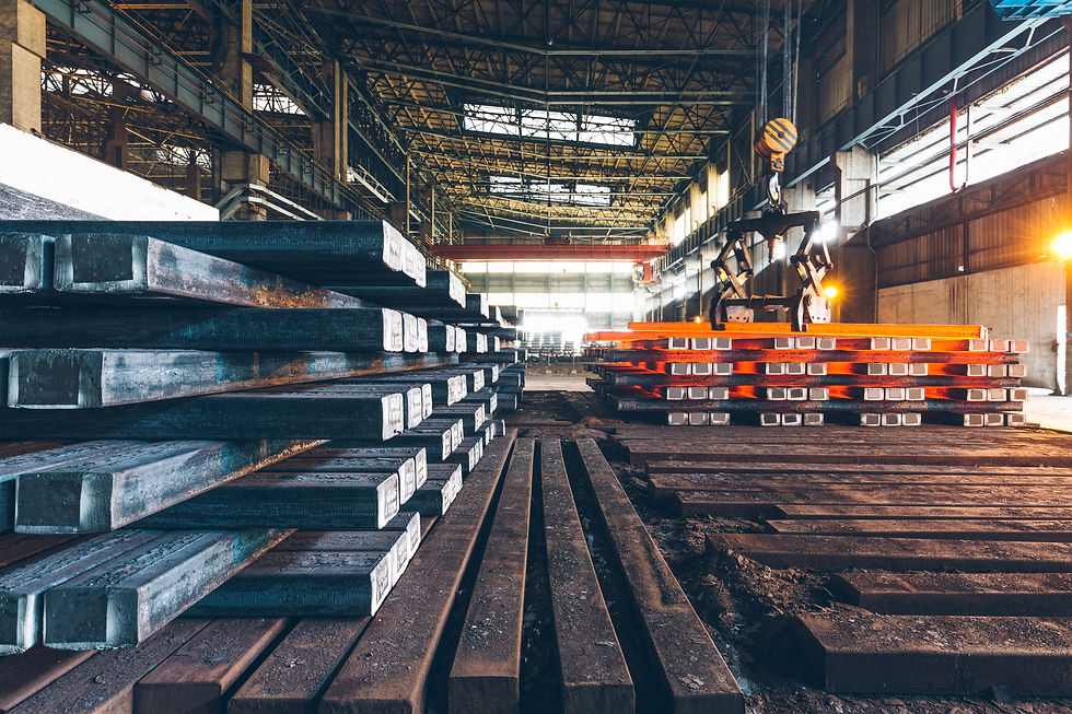 Steel recycling facility 
