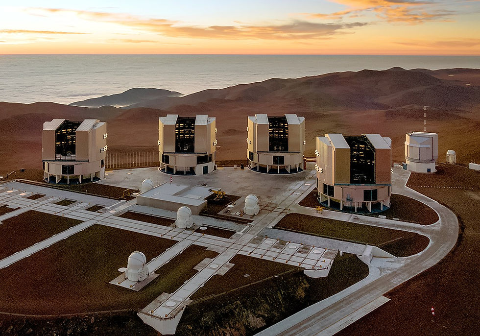 The Very Large Telescope (VLT) is currently operated by the European Southern Observatory in Cerro Paranal, Chile.