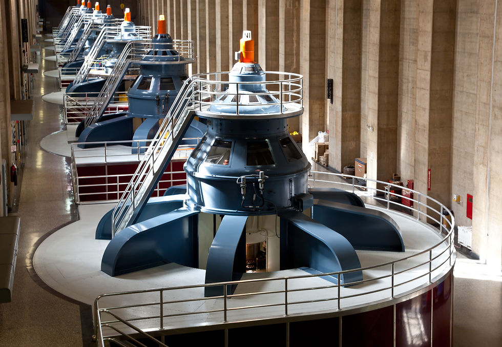 PXI Hardware in a power plant generator.