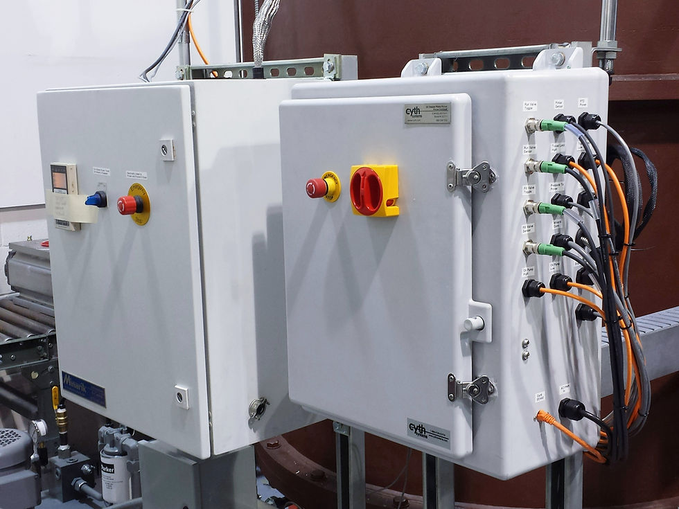 Piston prover control system.