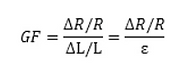 Gage Factor Equation