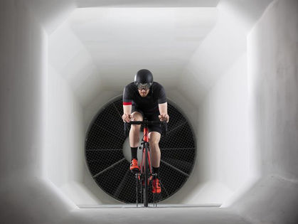 Wind Tunnel Test Bench Improving Pro Cyclist Performance