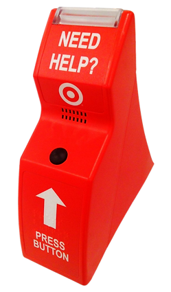 Retail in-store retail help button